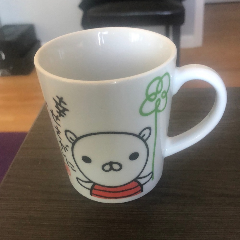 Cute kawaii bear tea pot mug